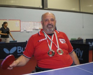 Nicola Molitierno, atleta paralimpico Tennistavolo