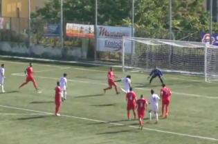 Un momento della gara