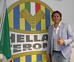 Toni, capitano dell'Hellas Verona