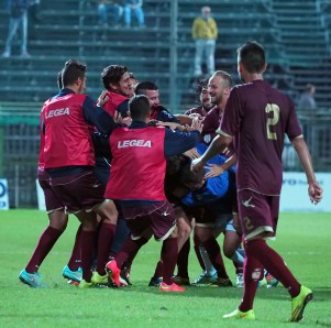 Salandria festeggiato, l'Akragas sbanca Pagani