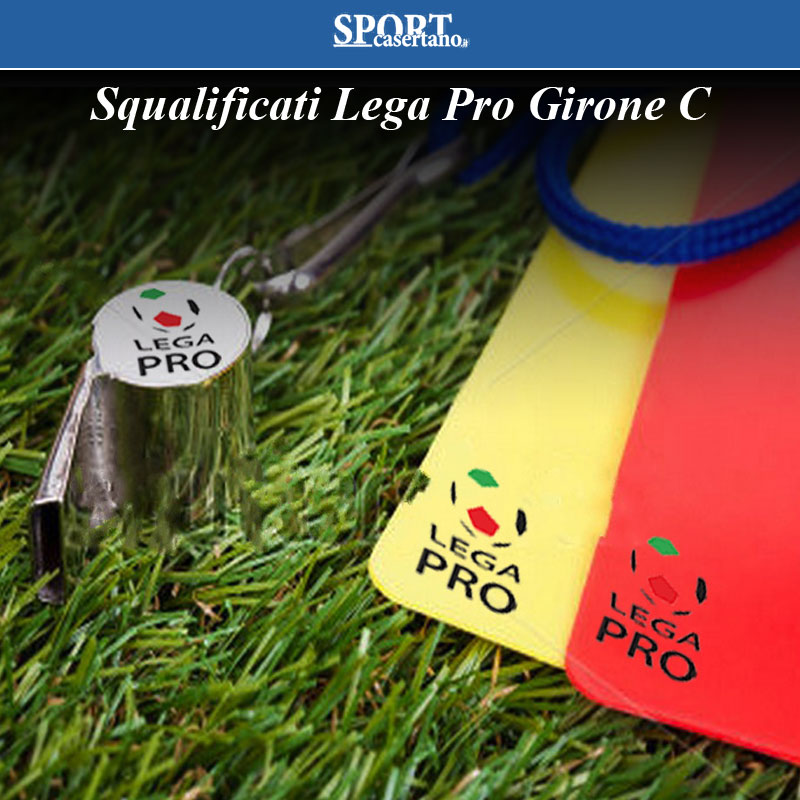 Lega Pro girone C, il giudice sportivo: multa pesante per la Casertana, solo due gli squalificati