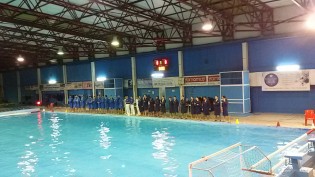 Posillipo e Canottieri schierate prima del match