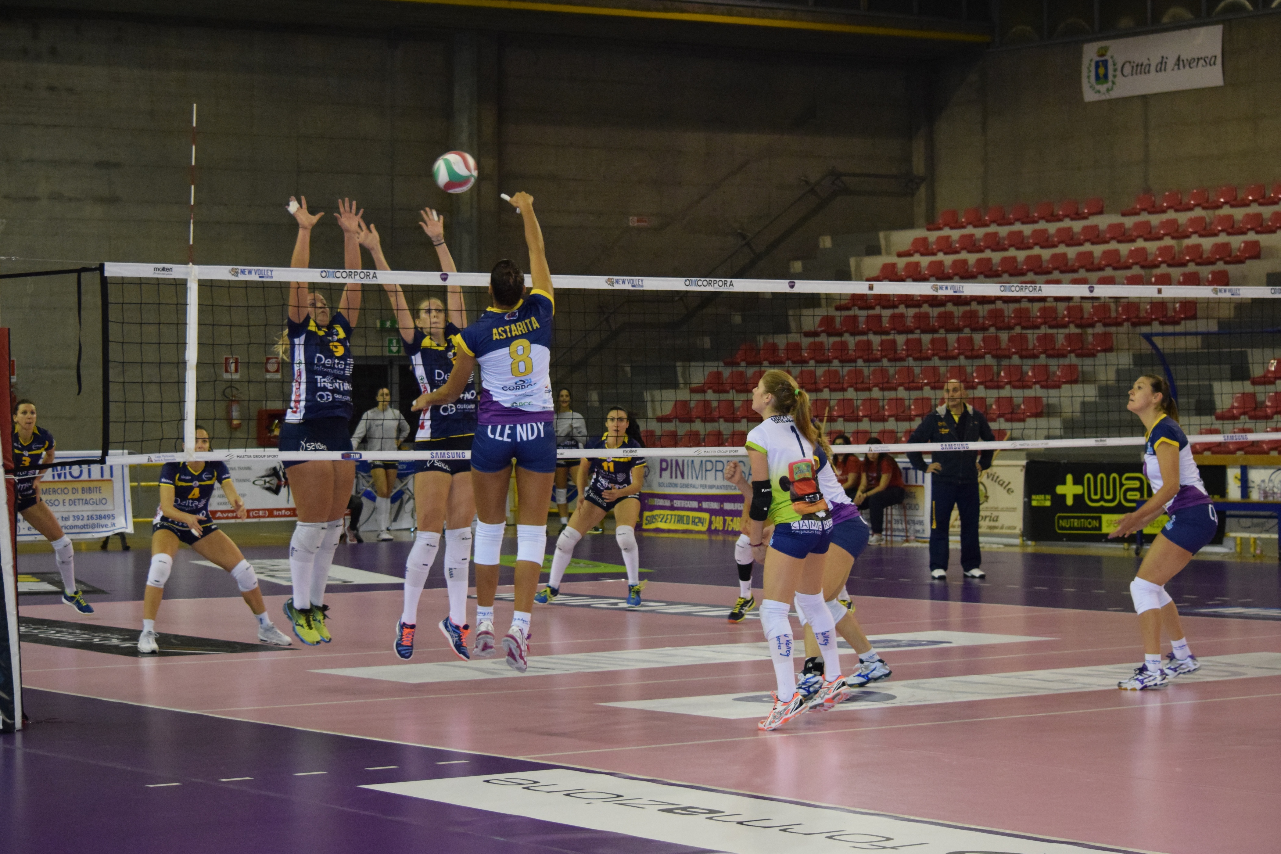 Clendy Aversa, il tie-break non sorride alle normanne: passa il Delta Informatica Trentino