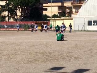 Un'immagine emblematica del match