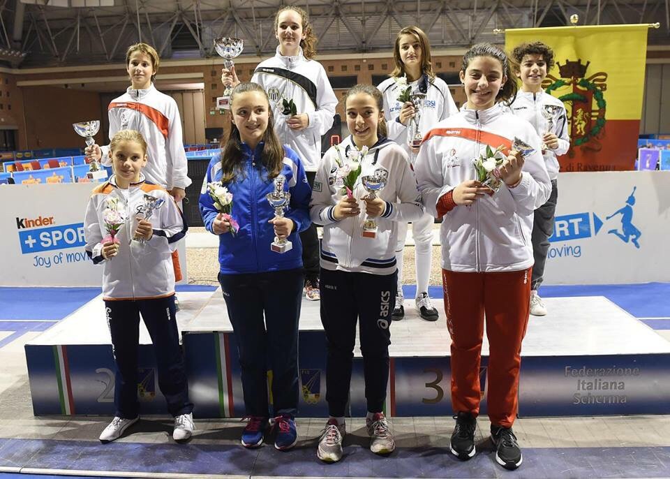 La scherma San Nicola protagonista al Gran Prix Kinder