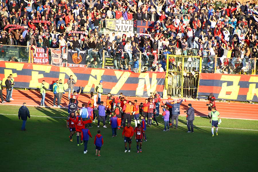 Casertana la favola continua: esorcizzate le streghe, Benevento finalmente battuto