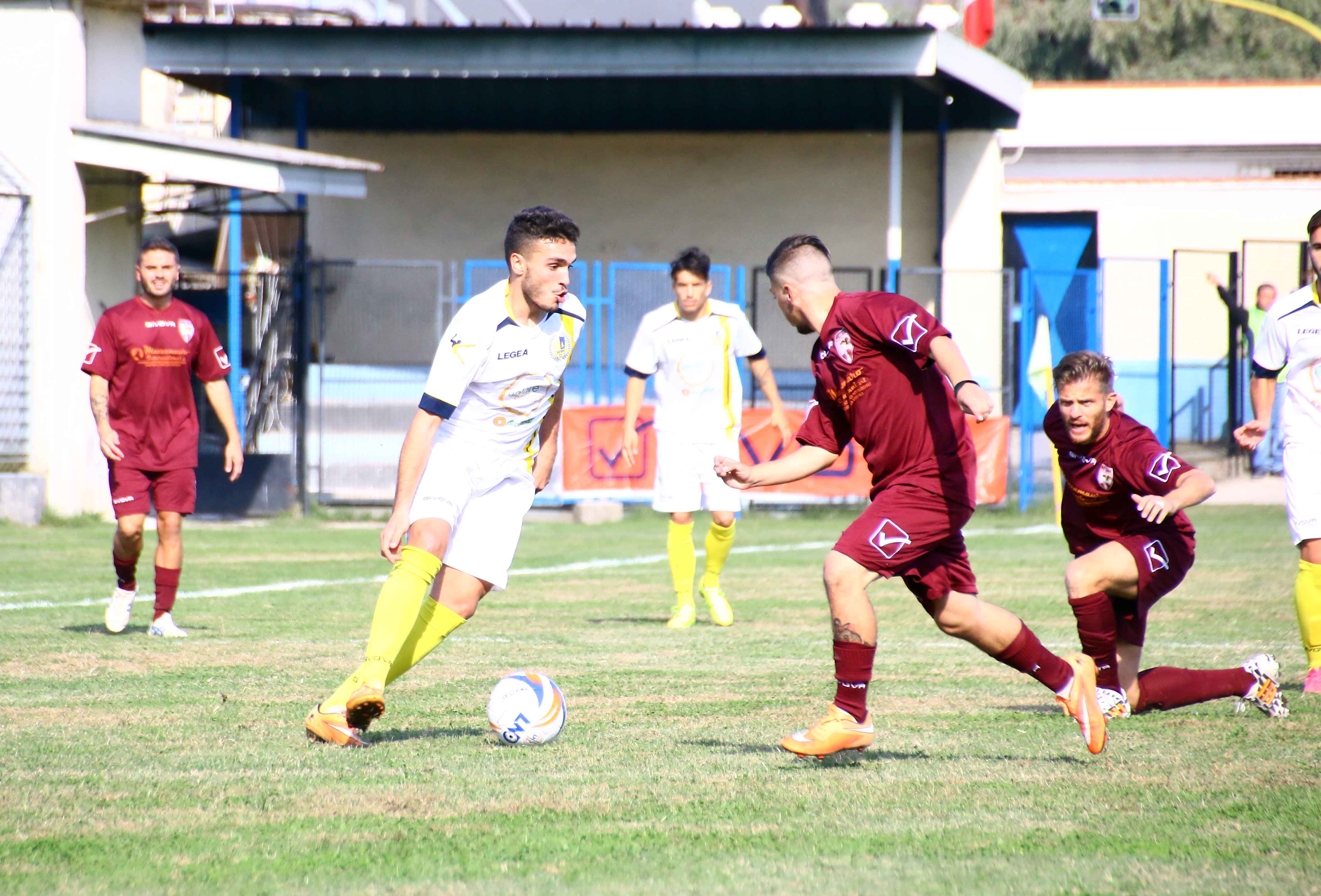 Sessana-Herculaneum le pagelle gialloblù: aurunci positivi nonostante il ko, Grezio e Marcello Fava sugli scudi