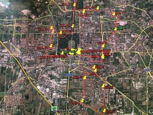 Il percorso della maratona