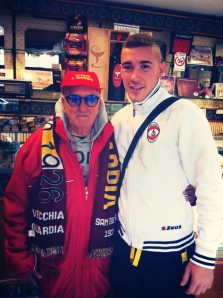 Paolo Borrelli ed il tifoso del San Giorgio