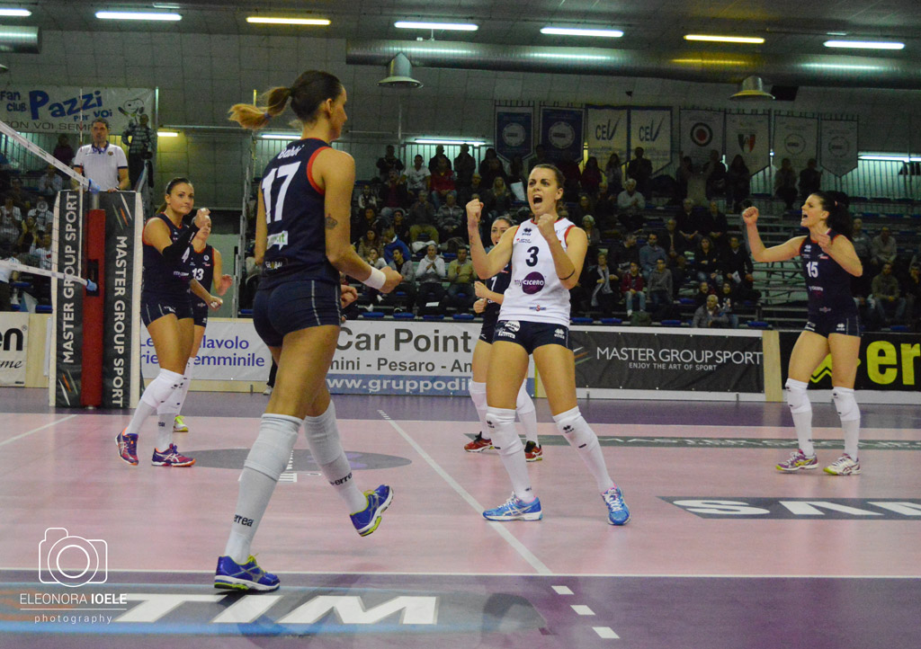 Clendy Aversa, buon punto a Pesaro