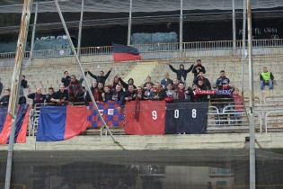 I tifosi casertani a Foggia (Foto Melone)