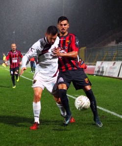 Alfageme in gol (Foto Giuseppe Scialla)