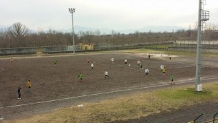Una veduta del 'Pignatelli' di San Gennaro Vesuviano durante un match