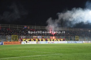 I tifosi della Casertana (Foto Elena Malatesta)
