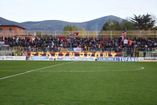 I tifosi della Casertana (Foto Elena Malatesta)