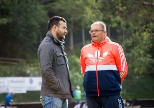 Il ds Cangiano e mister Fiorito