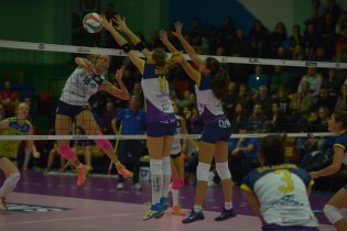 Un'azione della gara