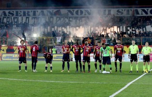 Il pre gara di Casertana-Benevento