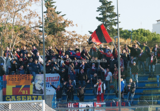 I tifosi della Casertana ad Andria (Foto Scialla)