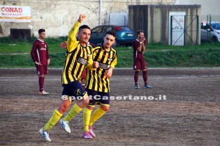 L'esultanza di Antonio Tufano