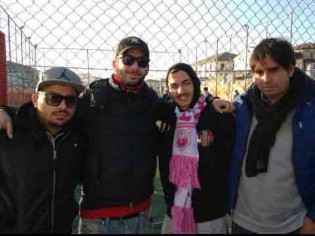 Ultrà albarosa con presenza di amicizia casertana