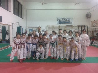 Gli atleti del Taekwondo Caserta, vittoriosi nei campionati Forme