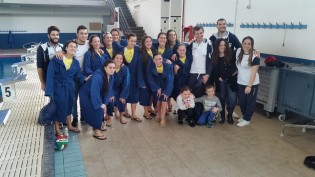 Il Flegreo festeggia a fine gara (foto: Sporting Club Flegreo fb)