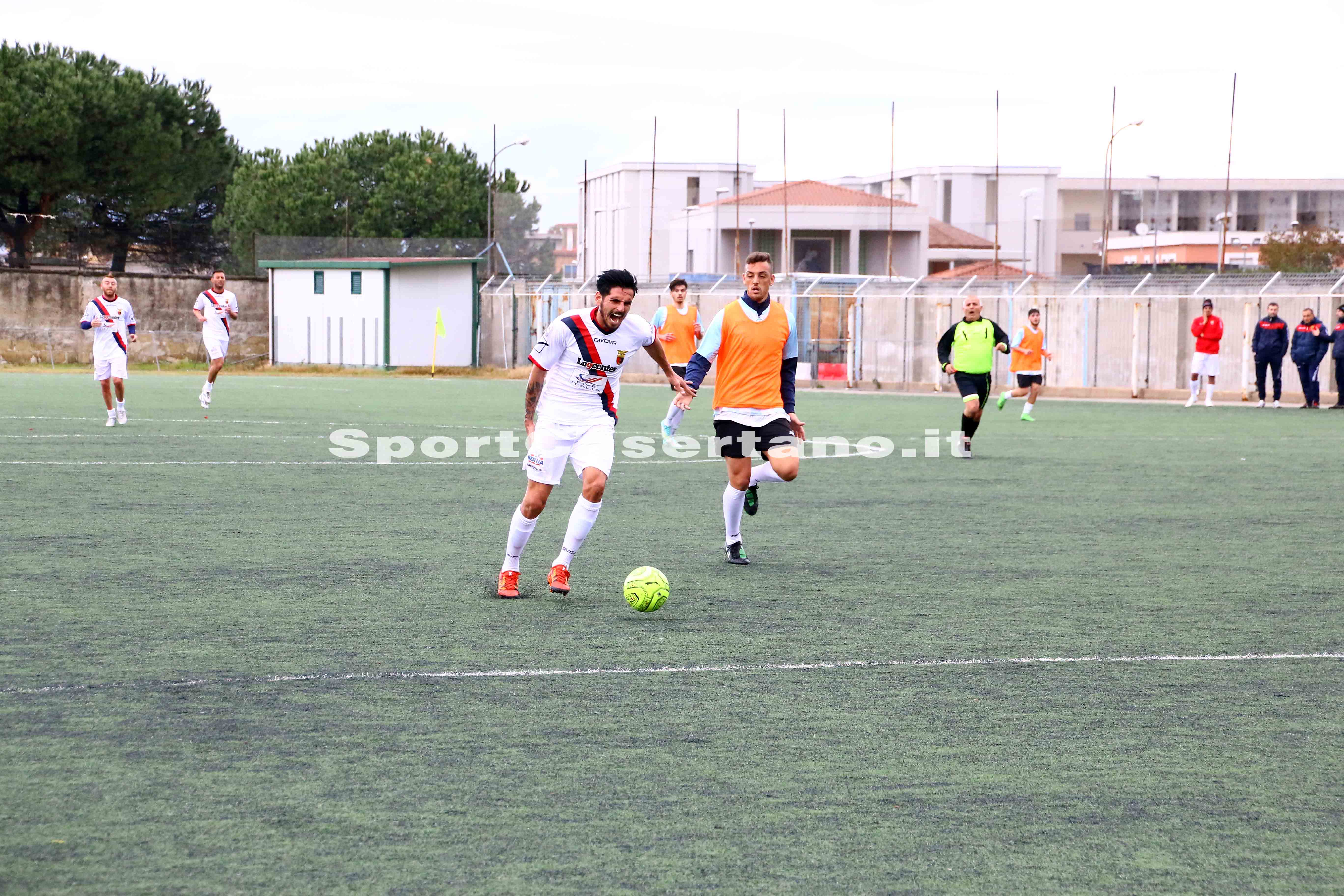 Il momento dell'infortunio di Alfageme