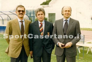 Il ds Grillo con il presidente Cuccaro e il dottor Bove