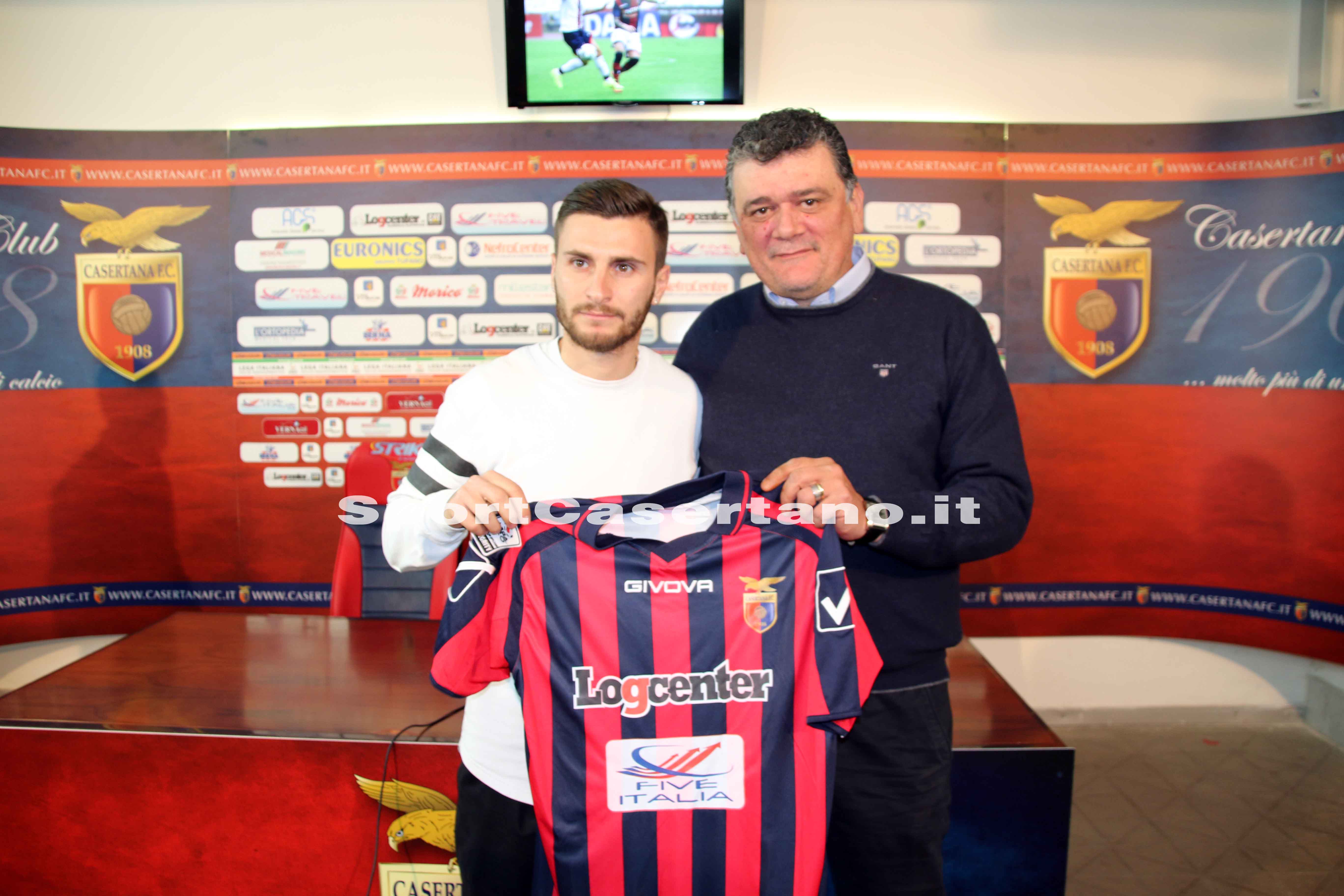 Casertana ecco Giannone: “Convinto dalla voglia di andare in B della società. Darò l’anima per questa maglia”