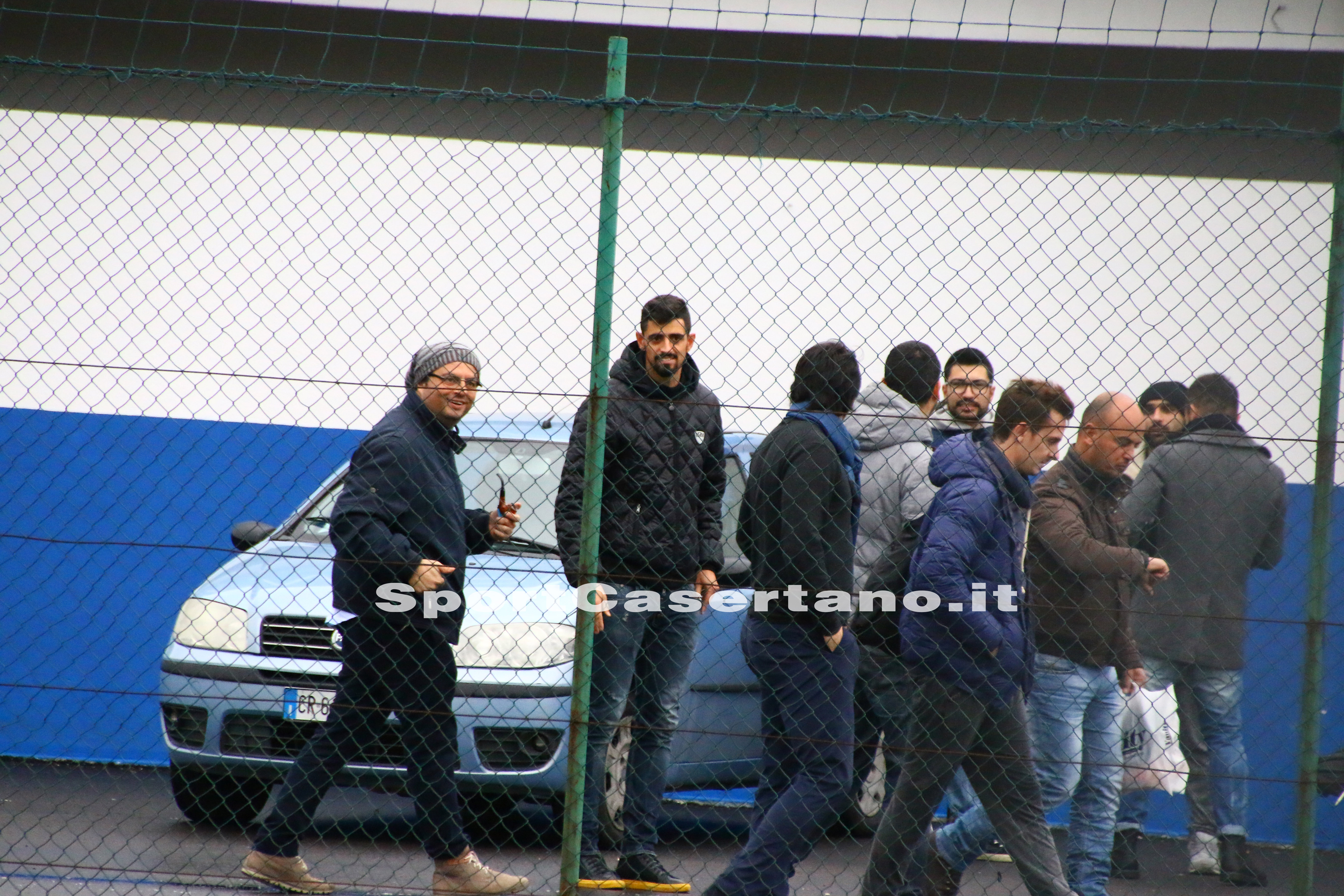 Casertana, Jefferson in visita al Terra di Lavoro: le foto