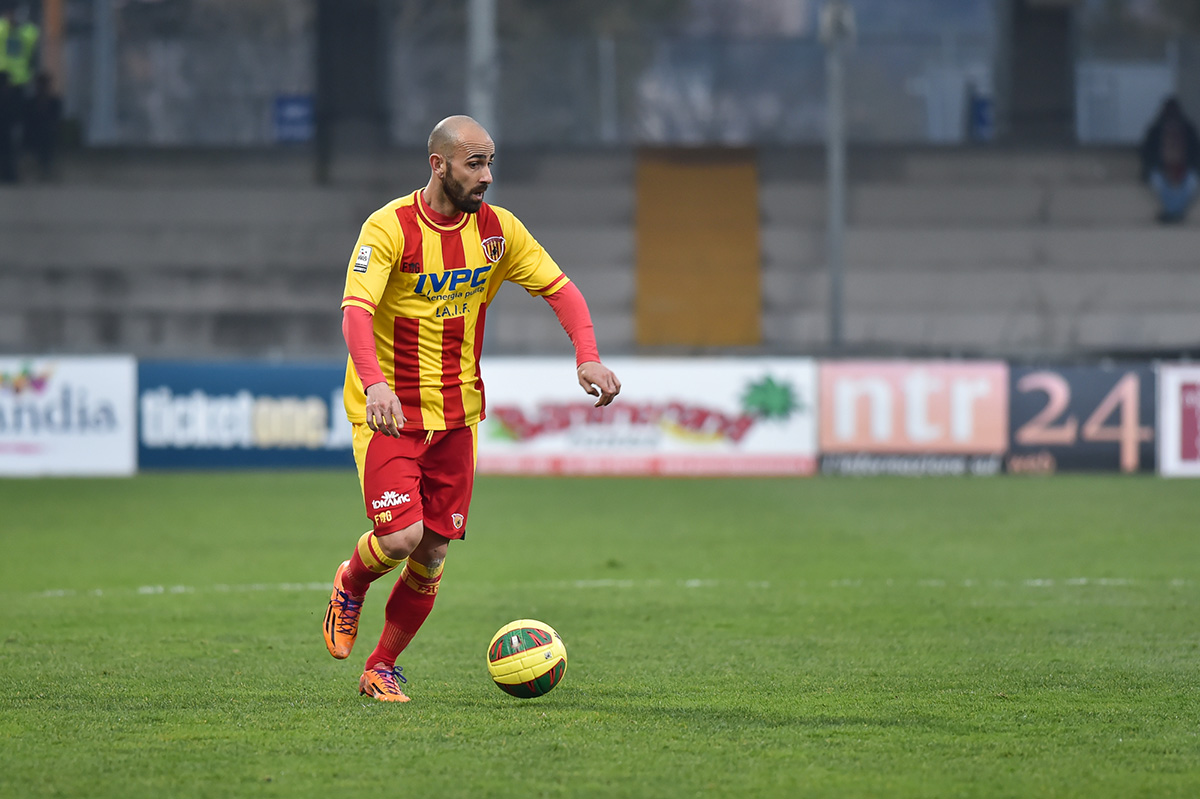 Mazzeo decisivo per il Benevento (Foto Di Monda)