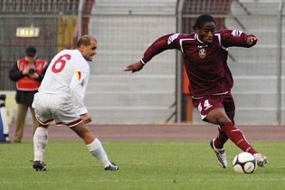 Matute con la maglia dell'Arezzo