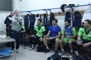 La festa negli spogliatoi