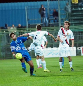 Un'azione della gara