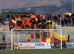 I tifosi del Lecce al Pinto