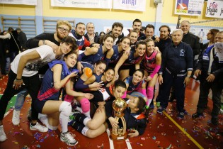 L'Alp Airri Aversa festeggia la Coppa Italia