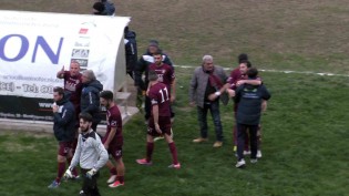 La festa a fine gara del Mondragone