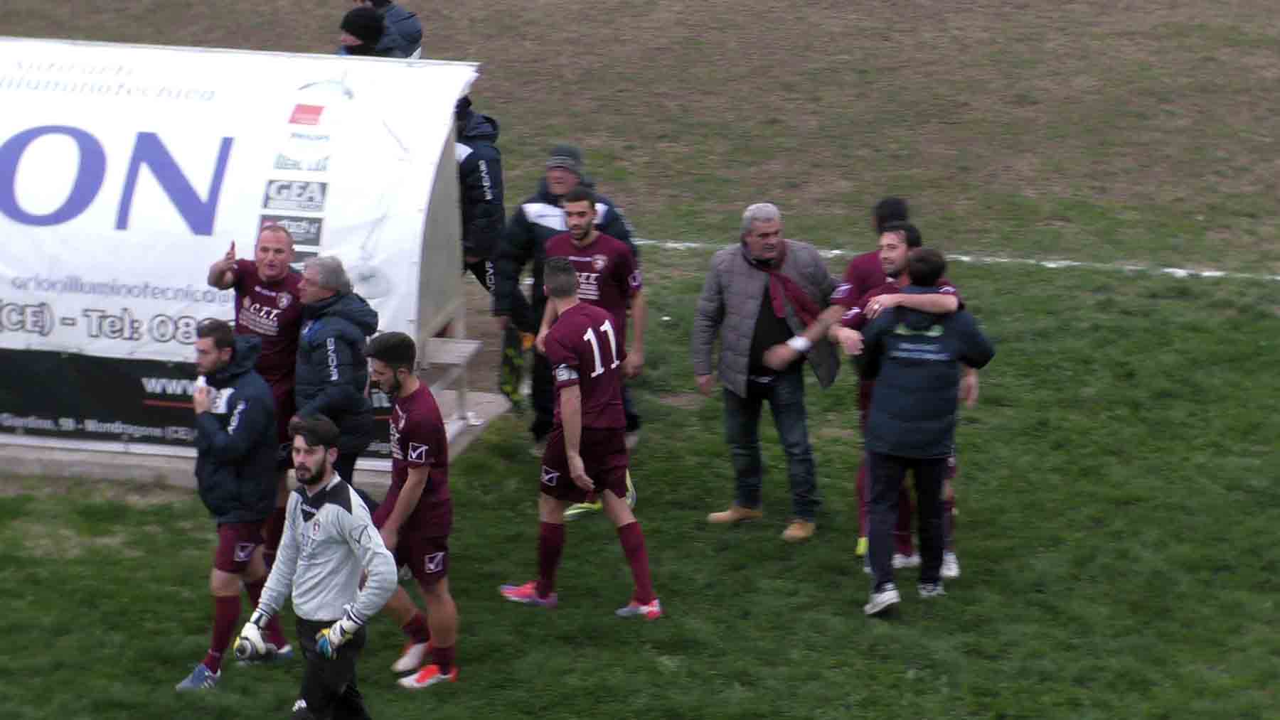 Lampo di Palumbo contro il Gladiator, al Mondragone tre punti d’oro in chiave salvezza