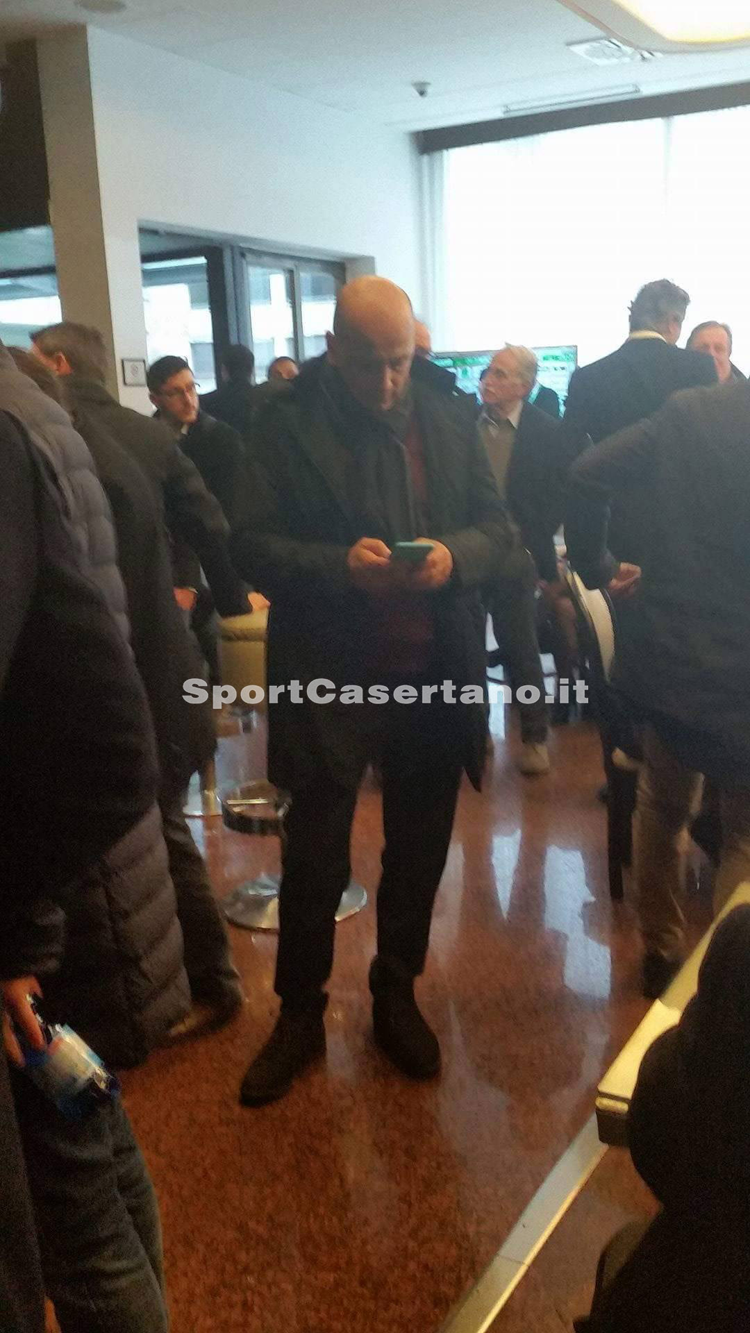 Anche la Casertana all’Atahotel di Milano, ecco la foto