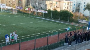 Il Portici festeggia con i propri tifosi (Ufficio Stampa Portici)