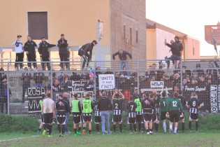L'esultanza del Nola a fine gara