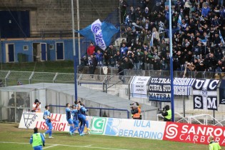 L'esultanza del Matera