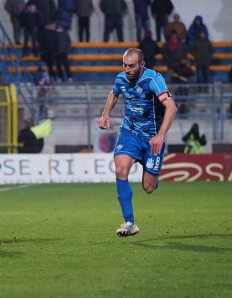Iannini in gol contro il Foggia (Foto Scialla)