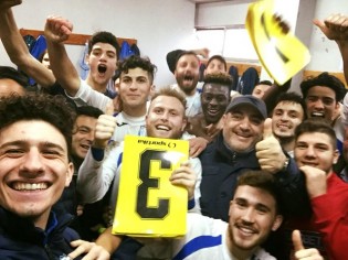 Il selfie della vittoria della Real Maceratese