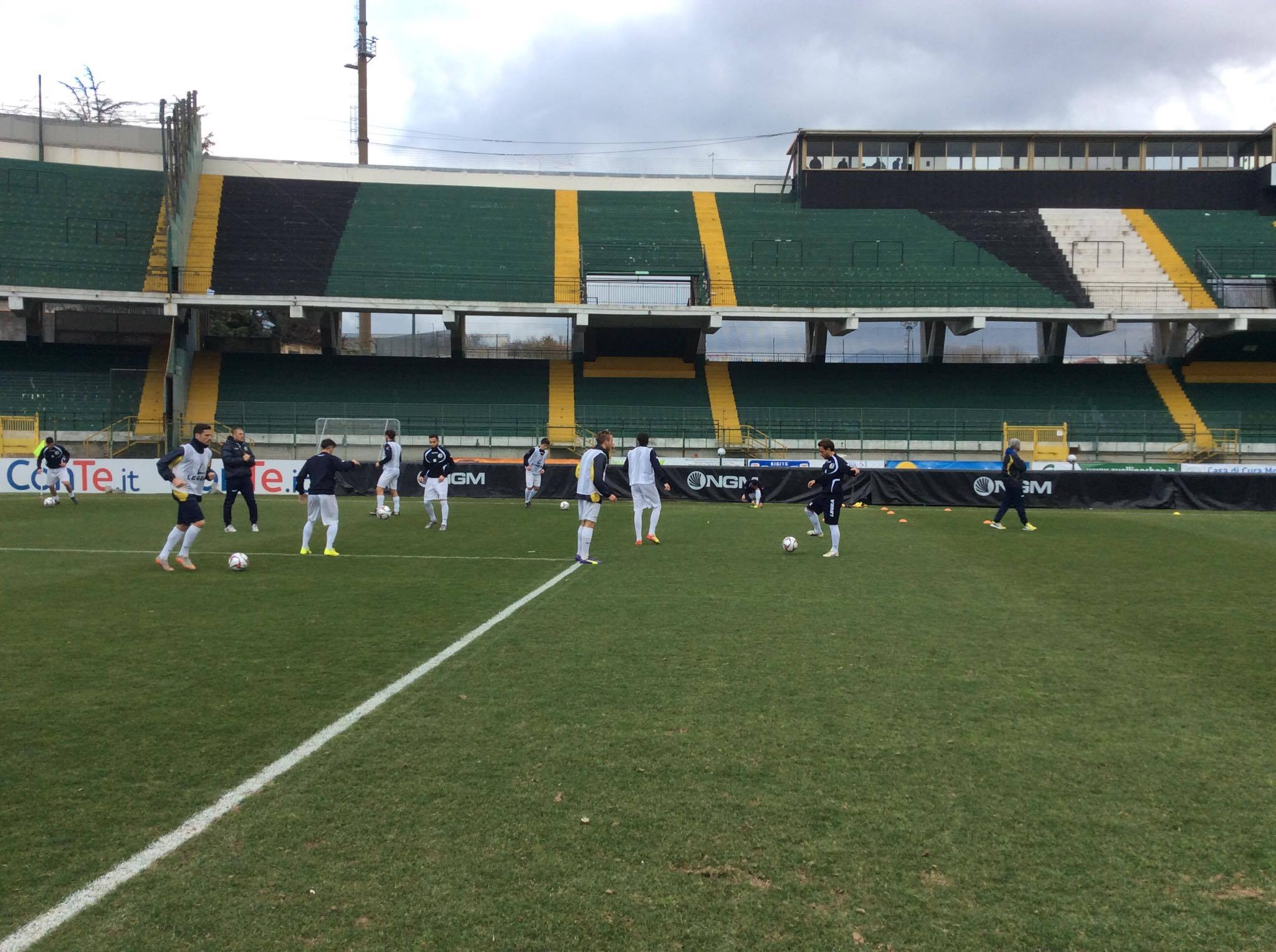 Sessana-Nocerina è iniziato il riscaldamento: le foto