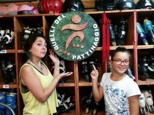 Il presidente Galoppo con la campionessa Kim