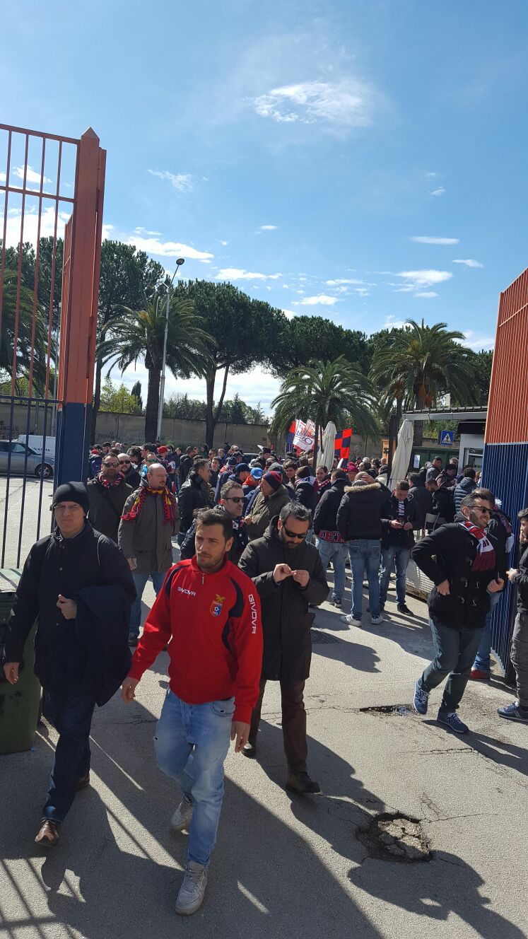 I tifosi della Casertana pronti ad invadere Benevento
