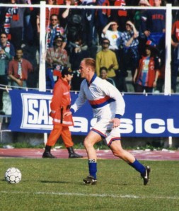 Francesco Barbabella nel '98 con la Casertana