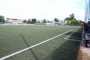 Una veduta del campo di Marcianise